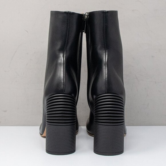 Off-White Tonal Spring 110mm Black Leather Boots, Size 41 EU (11 US) - Picture 5 of 7